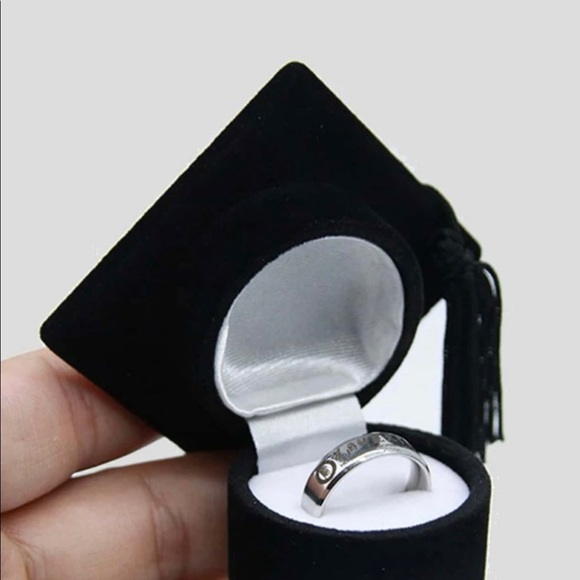 1pc Graduation Cap Shaped Jewelry Storage Box - Picture 5 of 7